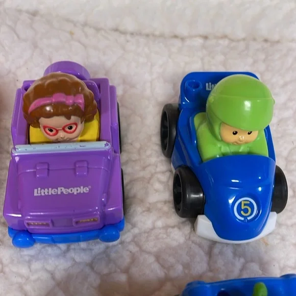 Lot of Fisher Price Vehicles w/ attached characters- 8 Total - Little People - Picture 5 of 8